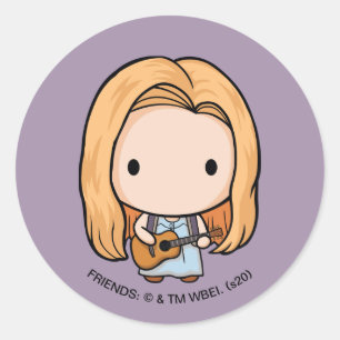 FRIENDS™   Phoebe Chibi Classic Round Sticker