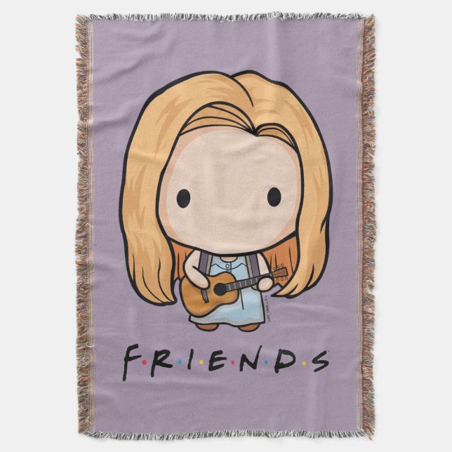 FRIENDS™ | Phoebe Chibi Throw Blanket (Front Vertical)
