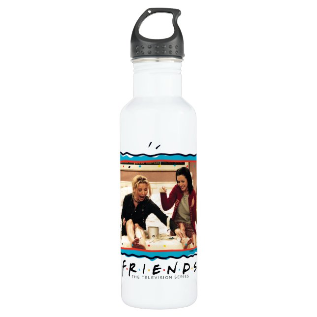 FRIENDS™ | Phoebe & Monica Waxing Legs 710 Ml Water Bottle (Front)