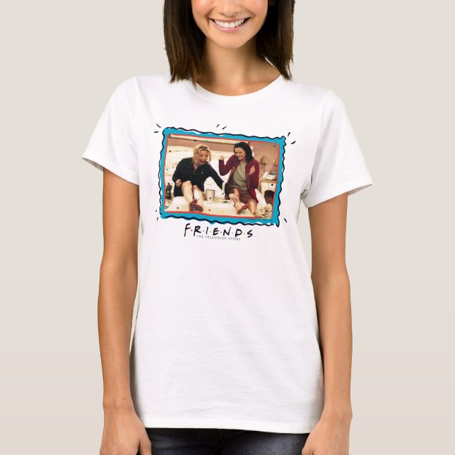 FRIENDS™ | Phoebe & Monica Waxing Legs T-Shirt (Front)