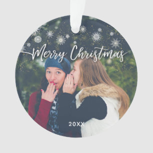 Friends Photo Christmas Ornament