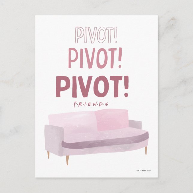 FRIENDS™ | Pivot Pivot Pivot Postcard (Front)