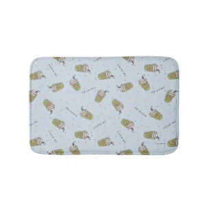 FRIENDS™ Polka Dot Central Perk Pattern Bath Mat