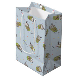 FRIENDS™   Polka Dot Central Perk Pattern Medium Gift Bag