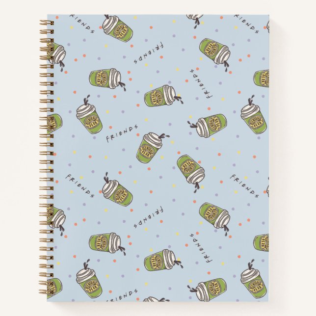 FRIENDS™ | Polka Dot Central Perk Pattern Notebook (Front)