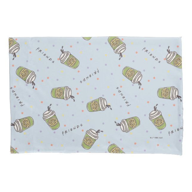 FRIENDS™ | Polka Dot Central Perk Pattern Pillowcase (Front)