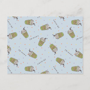 FRIENDS™ Polka Dot Central Perk Pattern Postcard