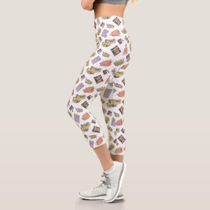 FRIENDS™   Polka Dot Icon Pattern Capri Leggings