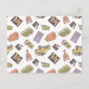 FRIENDS™   Polka Dot Icon Pattern Postcard