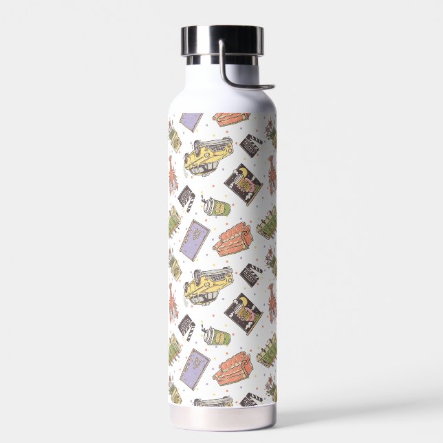 FRIENDS™ | Polka Dot Icon Pattern Water Bottle (Left)