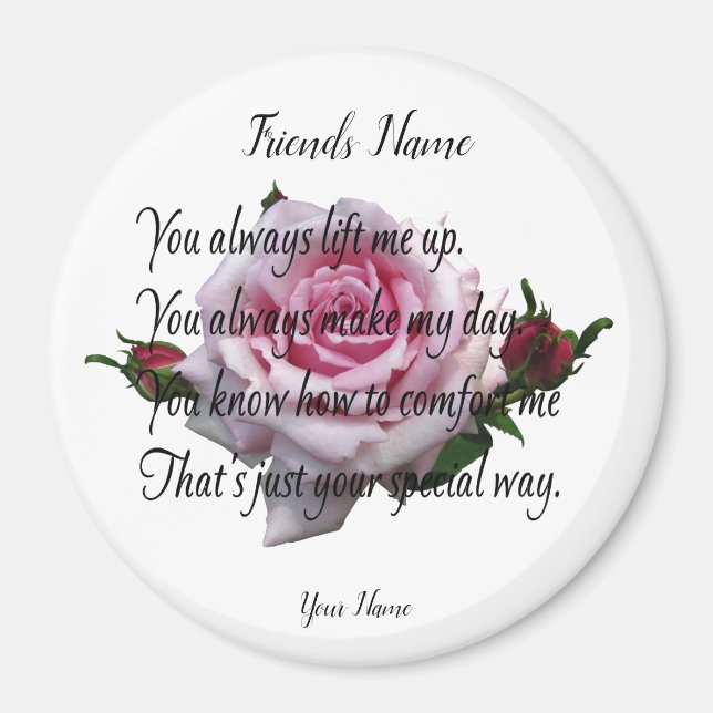 FRIENDS QUOTE MAGNET (Front)