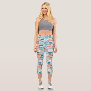 FRIENDS™ Quote Pattern Capri Leggings