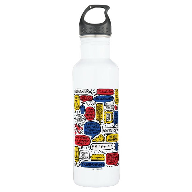 FRIENDS™ Quotes 710 Ml Water Bottle (Front)