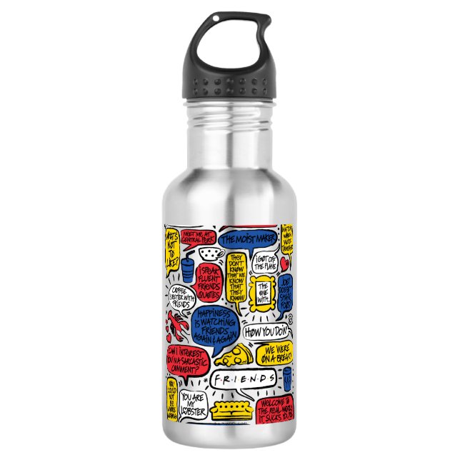 FRIENDS™ Quotes 710 Ml Water Bottle (Front)