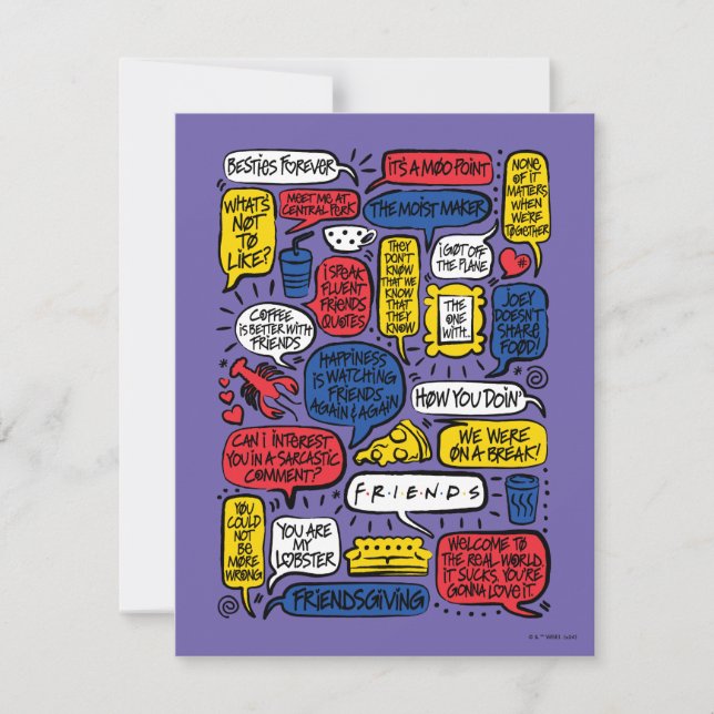 FRIENDS™ Quotes Card (Front)