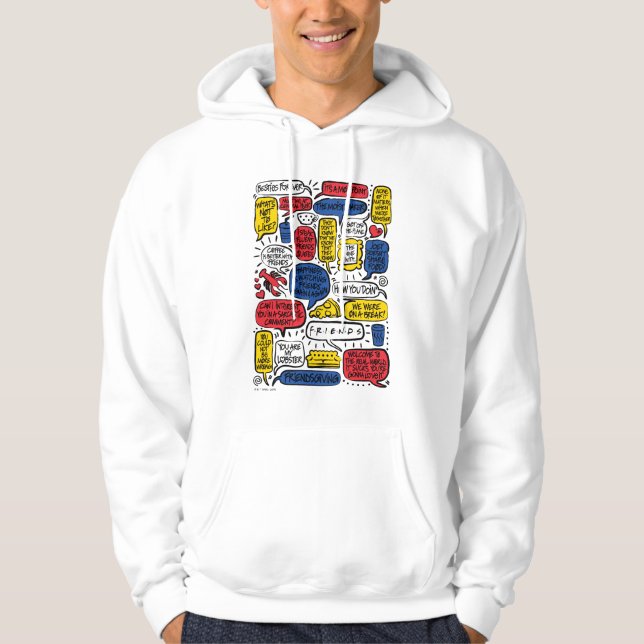 FRIENDS™ Quotes Hoodie (Front)
