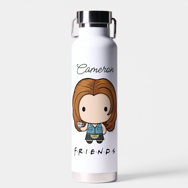 FRIENDS™ | Rachel Chibi  | Add Your Name Water Bottle (Front)