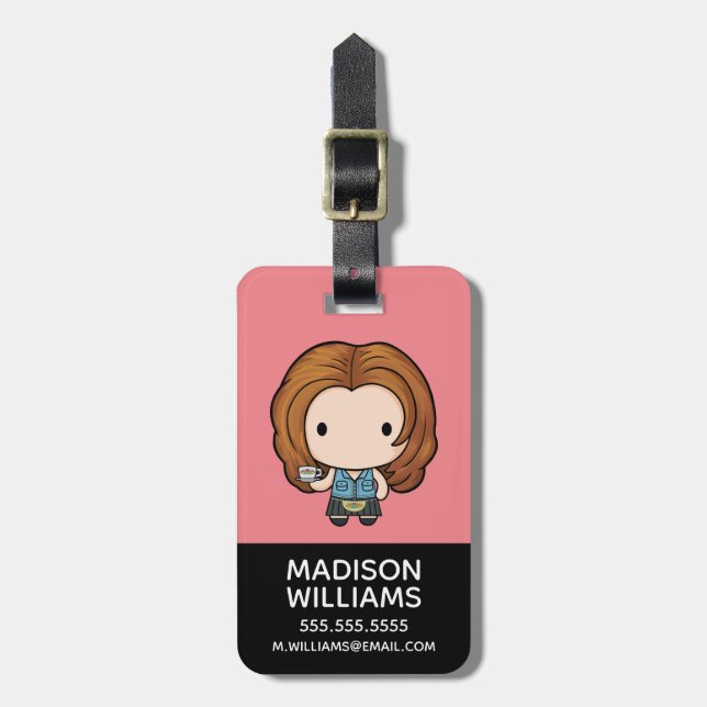FRIENDS™ | Rachel Chibi Luggage Tag (Front Vertical)