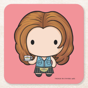 FRIENDS™   Rachel Chibi Square Paper Coaster