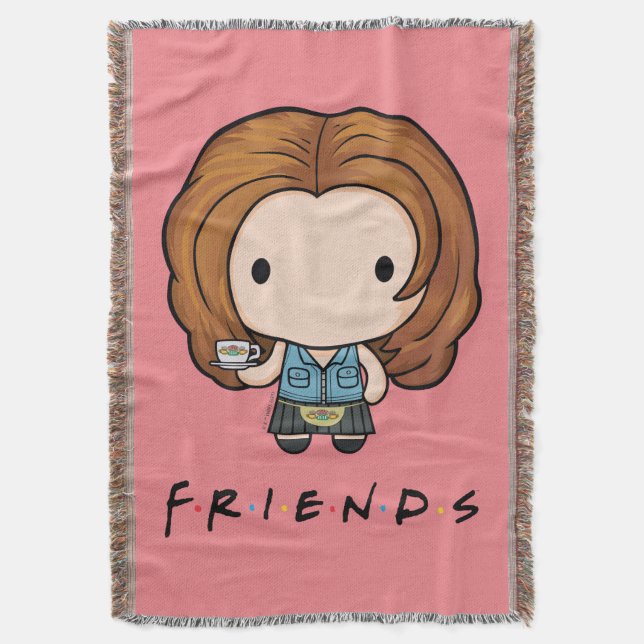 FRIENDS™ | Rachel Chibi Throw Blanket (Front Vertical)
