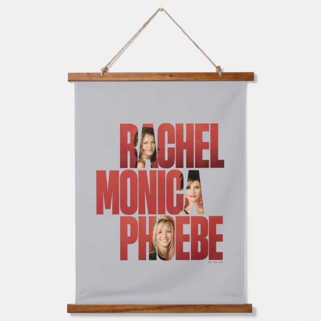FRIENDS™ | Rachel, Monica & Phoebe Hanging Tapestry (Front)