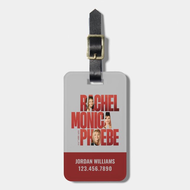 FRIENDS™ | Rachel, Monica & Phoebe Luggage Tag (Front Vertical)