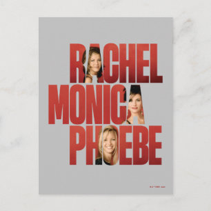 FRIENDS™   Rachel, Monica & Phoebe Postcard