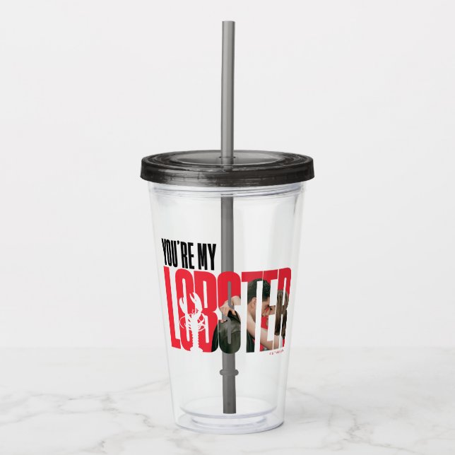 FRIENDS™ | Rachel & Ross - You're My Lobster Acrylic Tumbler (Front)
