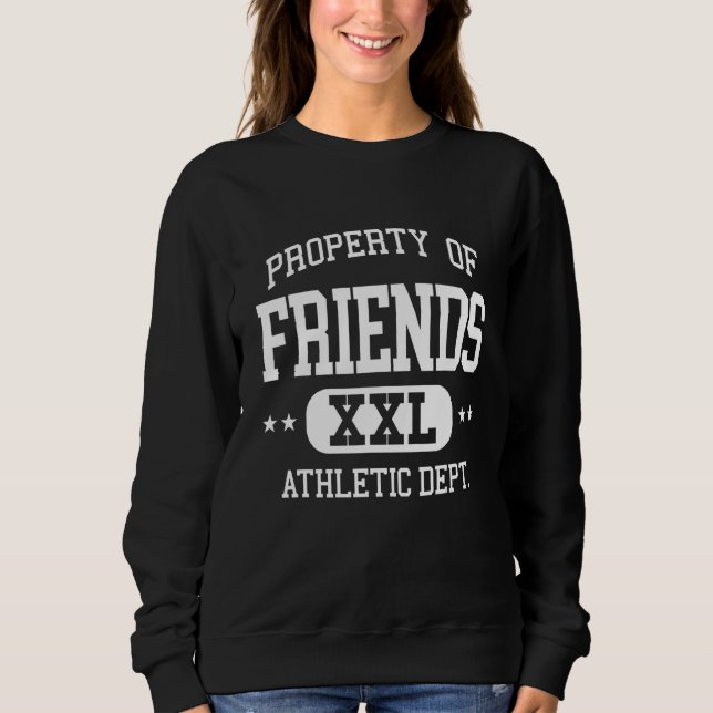 Friends Retro Athletic Property Dept Sweatshirt (Front)