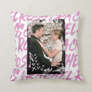 FRIENDS™ Ross And Rachel Doodled Hearts Cushion