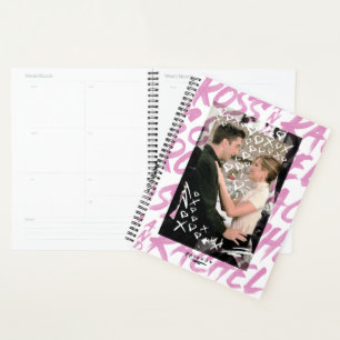 FRIENDS™ Ross And Rachel Doodled Hearts Planner