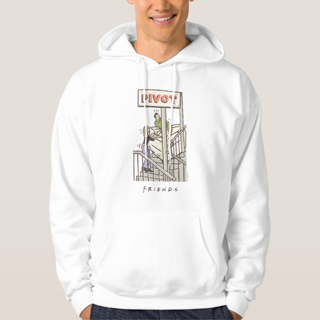 FRIENDS™ | Ross and Rachel PIVOT Hoodie (Front)
