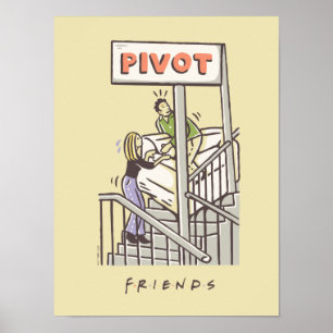 FRIENDS™   Ross and Rachel PIVOT Poster