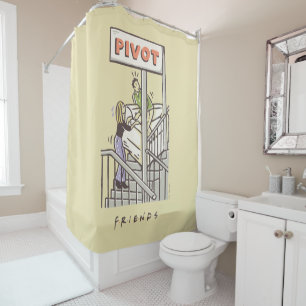 FRIENDS™ Ross and Rachel PIVOT Shower Curtain