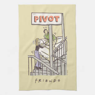 FRIENDS™   Ross and Rachel PIVOT Tea Towel