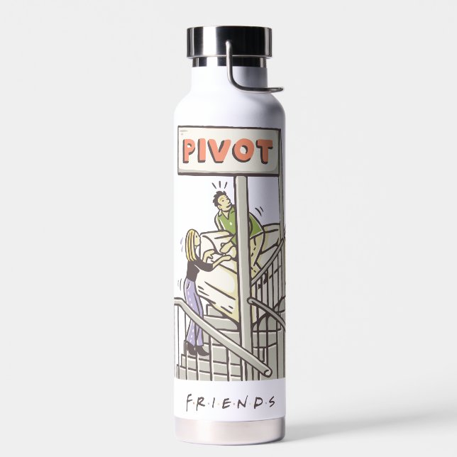 FRIENDS™ | Ross and Rachel PIVOT Water Bottle (Left)