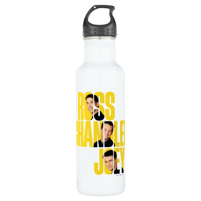FRIENDS™ | Ross, Chandler & Joey 710 Ml Water Bottle (Front)
