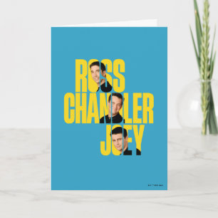 FRIENDS™ Ross, Chandler & Joey Card