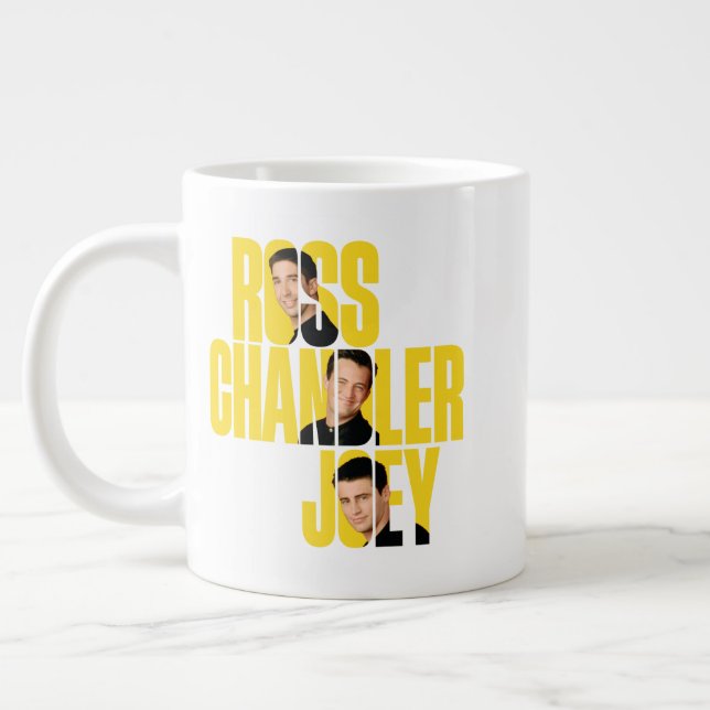 FRIENDS™ | Ross, Chandler & Joey Large Coffee Mug (Left)