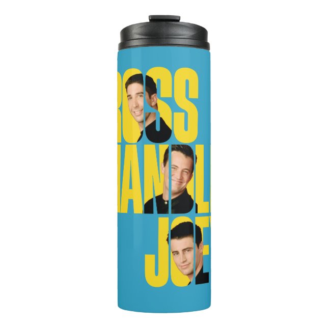 FRIENDS™ | Ross, Chandler & Joey Thermal Tumbler (Front)
