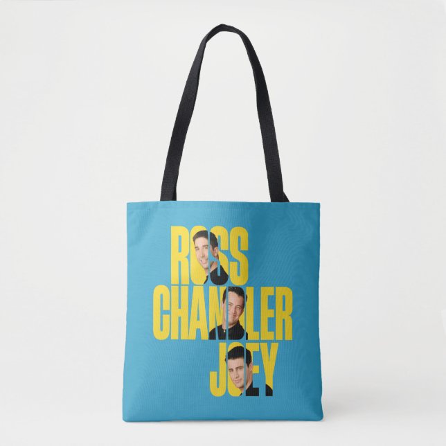 FRIENDS™ | Ross, Chandler & Joey Tote Bag (Front)