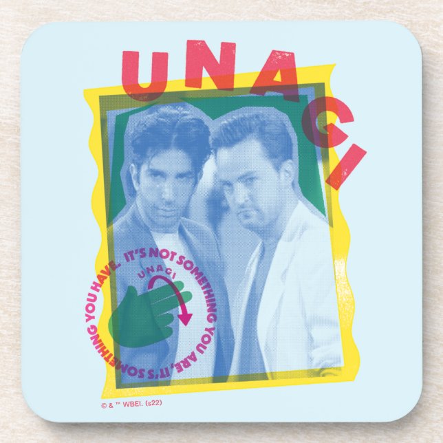 FRIENDS™ | Ross & Chandler - Unagi Coaster (Front)