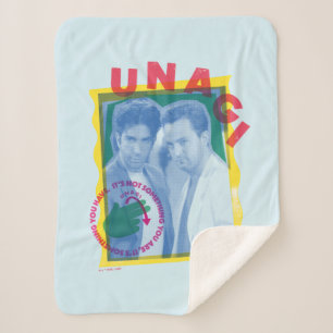 FRIENDS™   Ross & Chandler - Unagi Sherpa Blanket