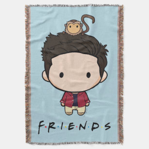 FRIENDS™   Ross Chibi Throw Blanket