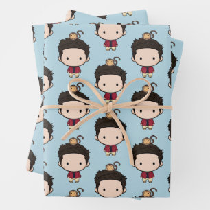 FRIENDS™   Ross Chibi Wrapping Paper Sheet