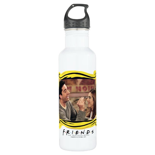 FRIENDS™ | Ross Does Rachel's Makeup 710 Ml Water Bottle (Front)