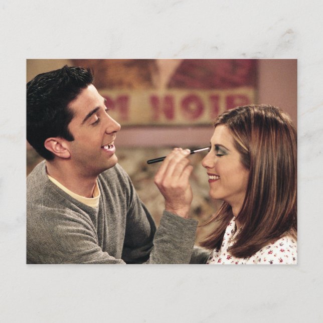 FRIENDS™ | Ross Does Rachel's Makeup Invitation Postcard (Front)
