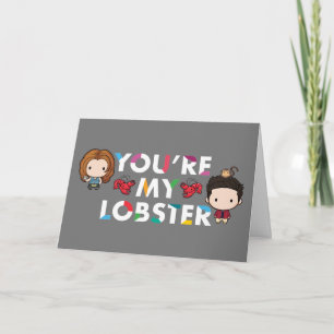 FRIENDS™   Ross & Rachel  Lobster Chibi Card