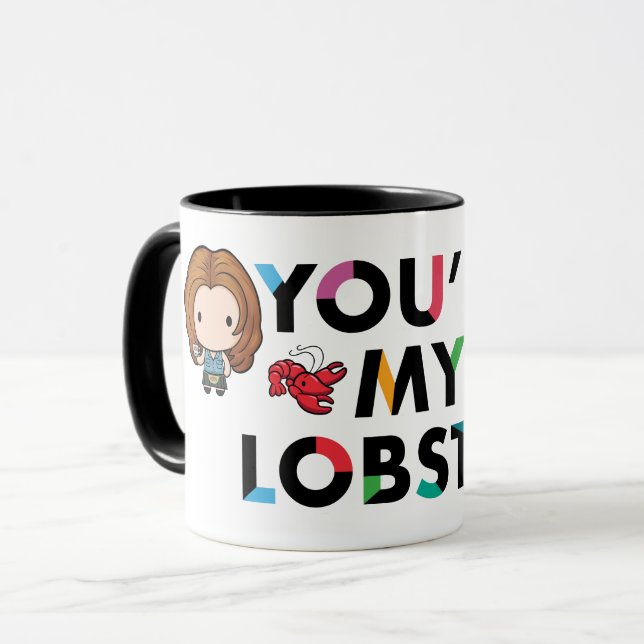 FRIENDS™ | Ross & Rachel  Lobster Chibi Mug (Front Left)