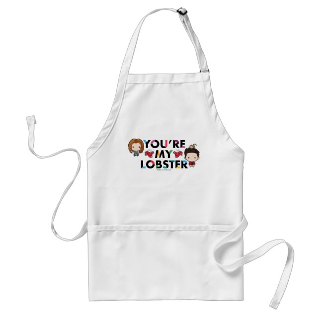FRIENDS™ | Ross & Rachel  Lobster Chibi Standard Apron (Front)